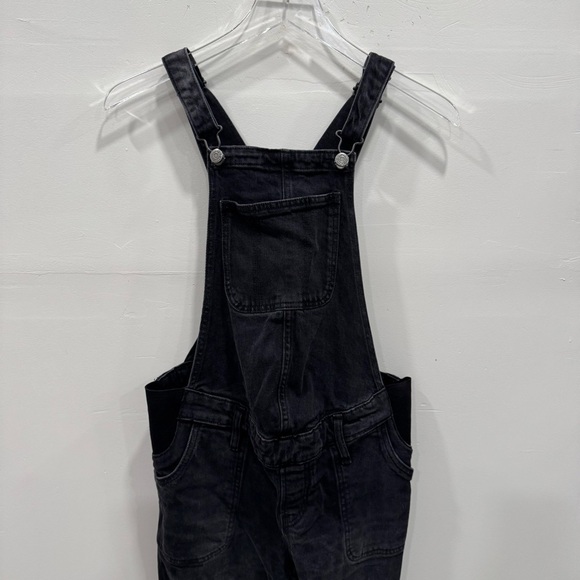 Old Navy Maternity Black Denim Overalls Size 0 Short - Picture 3 of 7